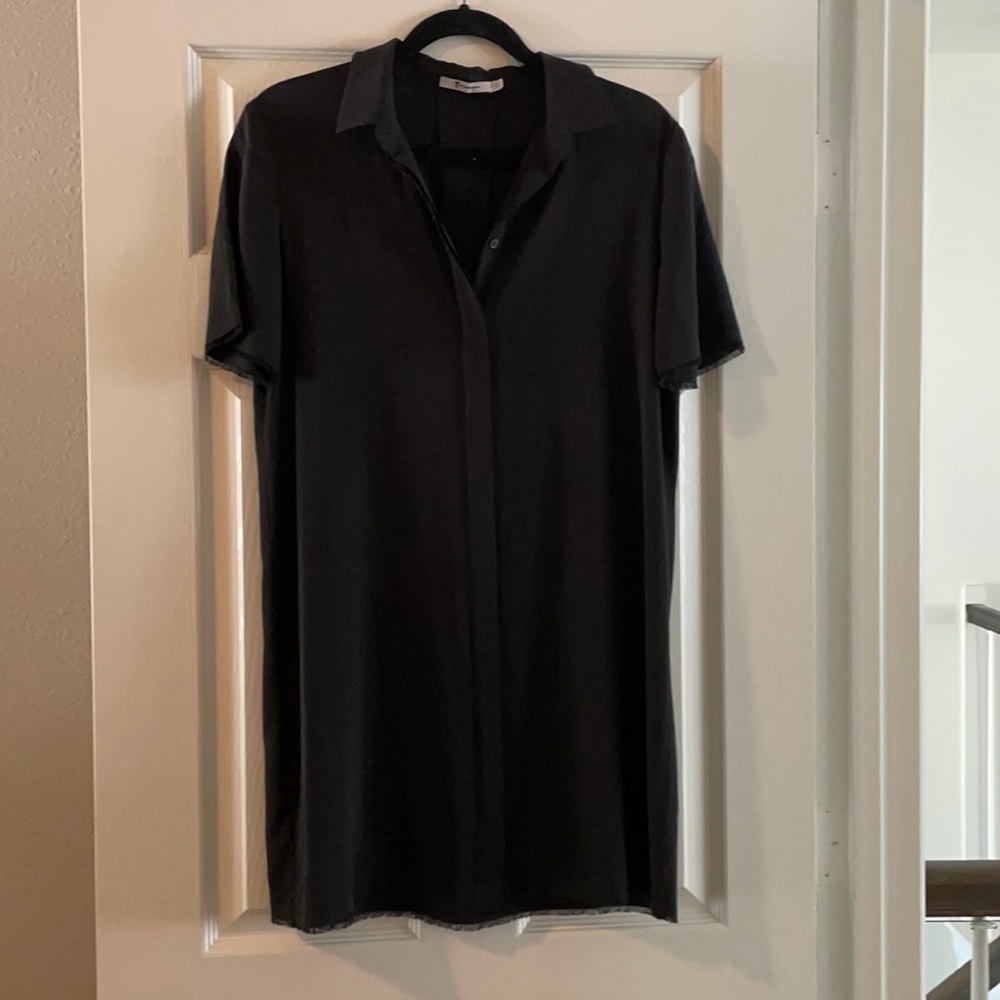 Alexander Wang Black Shirt Dress